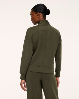 Spanx AirEssentials® V-Neck Long Sleeve Top • Monstera