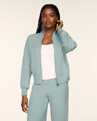 Spanx AirEssentials® Pintuck Track Jacket • Dew