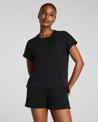 SPANX AirEssentials® Crewneck Tee • Very Black
