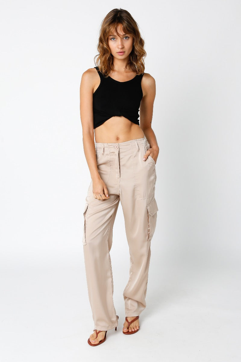 Wyann Parachute Pants • Khaki