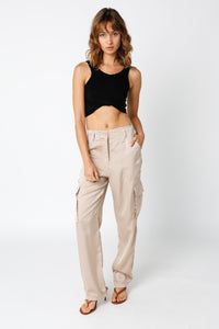 Wyann Parachute Pants • Khaki