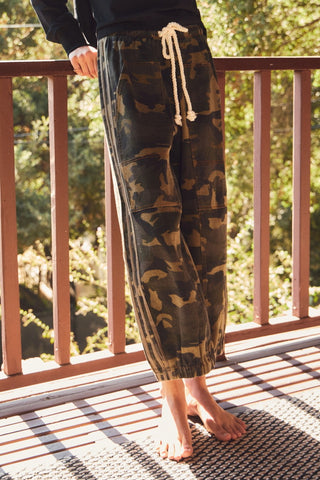 Denver Drawstring Pants • Washed Camo