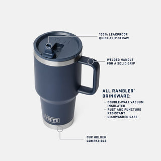 Rambler® Travel Straw Mug With Color-Matched Straw Lid