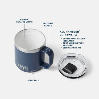 Rambler® 10 oz Mug Ceramic • Wetlands Camo
