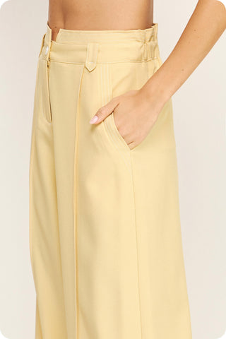 Serena Wide Leg Trousers • Butter Scotch