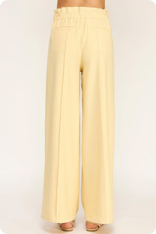 Serena Wide Leg Trousers • Butter Scotch