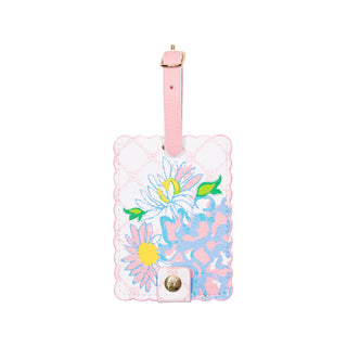 Scalloped Luggage Tag • Lilly Garden Home