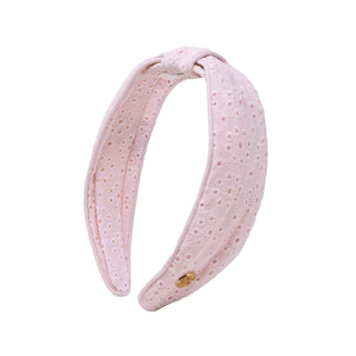 Eyelot Low Knot Headband • Conch Shell Pink
