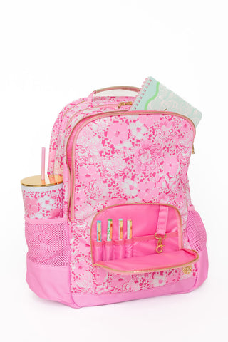 Lilly Backpack • Conch Shell Pink Burst of Joy