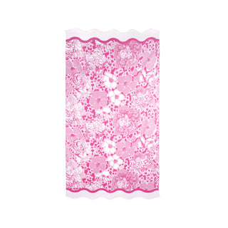 Scalloped Beach Towel • Conch Shell Pink - Burst of Joy