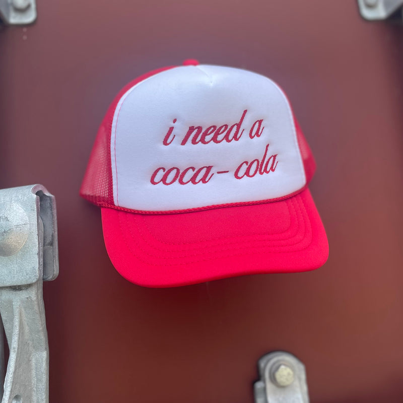 I Need a Coca-Cola Puff Hat