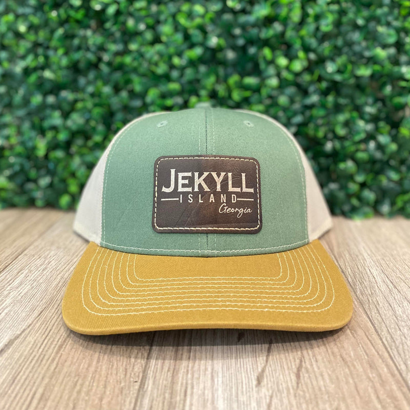 Youth • Jekyll Island Leather Patch Hat