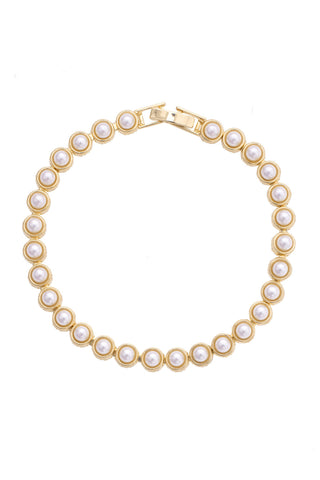 Ivy Pearl Linked Bracelet • Ivory