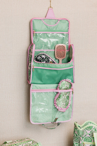 Hanging Toiletry Bag • Tropical Tiles