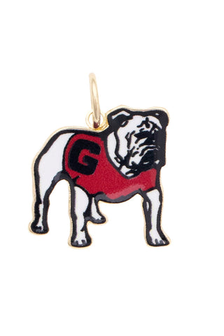 Georgia Bulldogs Enamel Mascot Charm