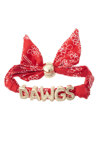 Georgia Bulldogs Game Day Bandana Slider Bracelet