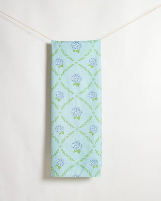 Hydrangea Trellis Giant Beach Towel • Blue