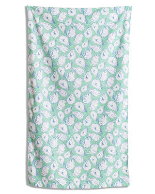 A Little Salty Giant Beach Towel • Emerald