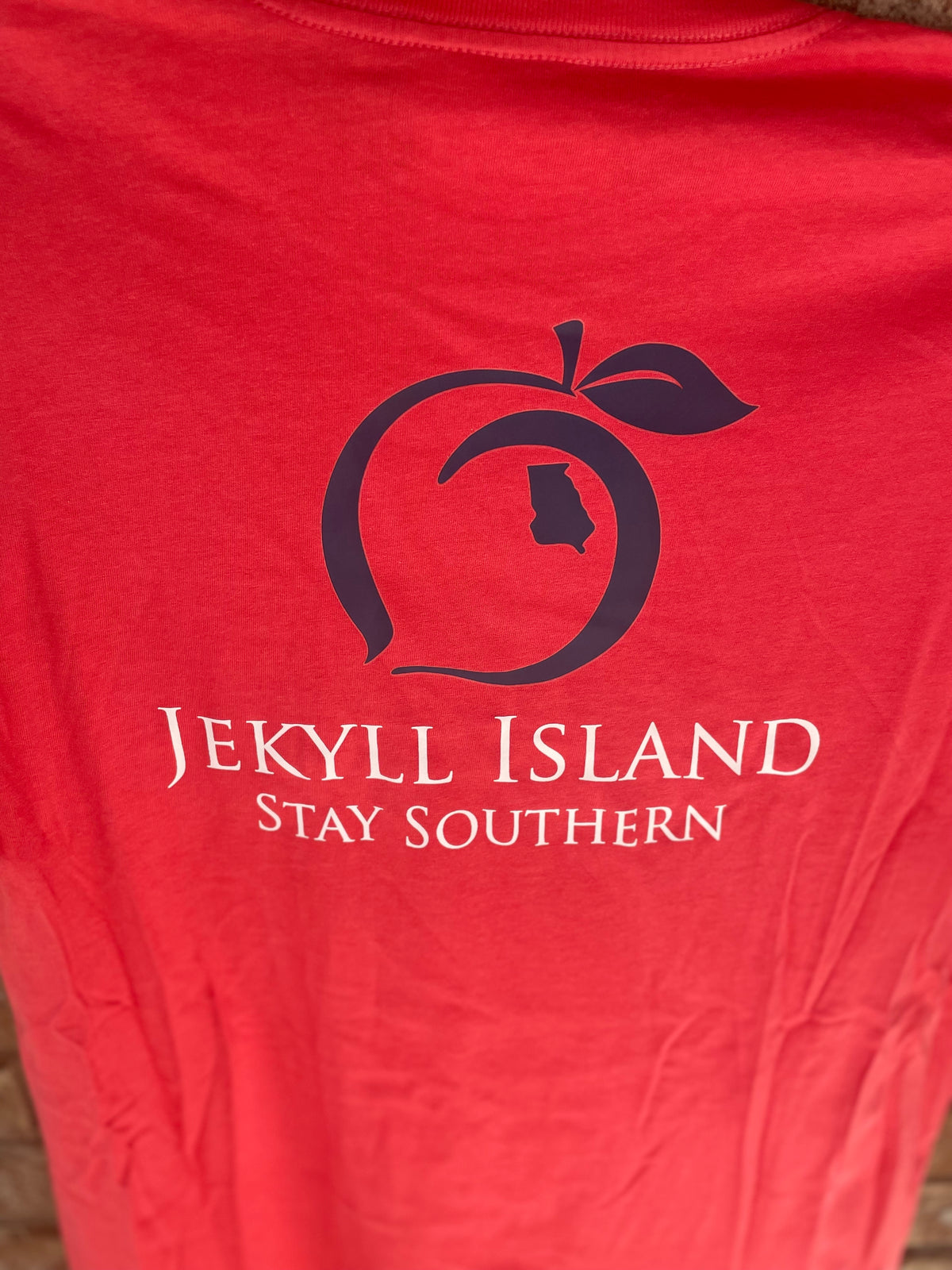 Hometown Jekyll Island Short Sleeve Tee • Nantucket Red