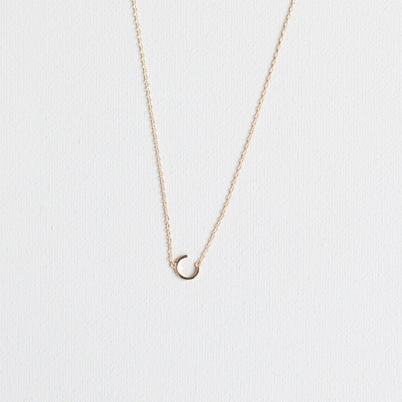 Gold Luxe Necklace • Initial
