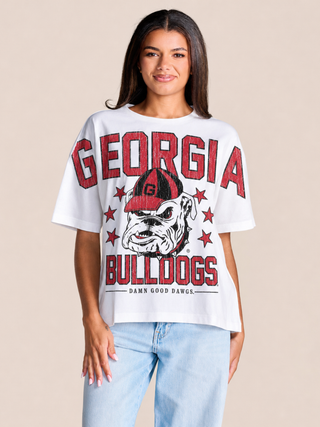 The Draft Oversized Vintage Tee • Georgia