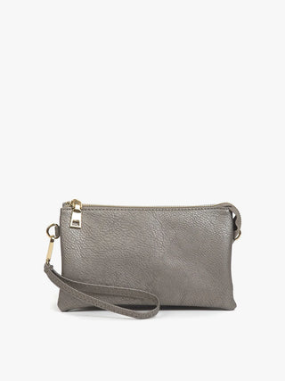 Riley Vegan Crossbody • Pewter