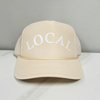 LOCAL Puff Trucker Hat • Tan