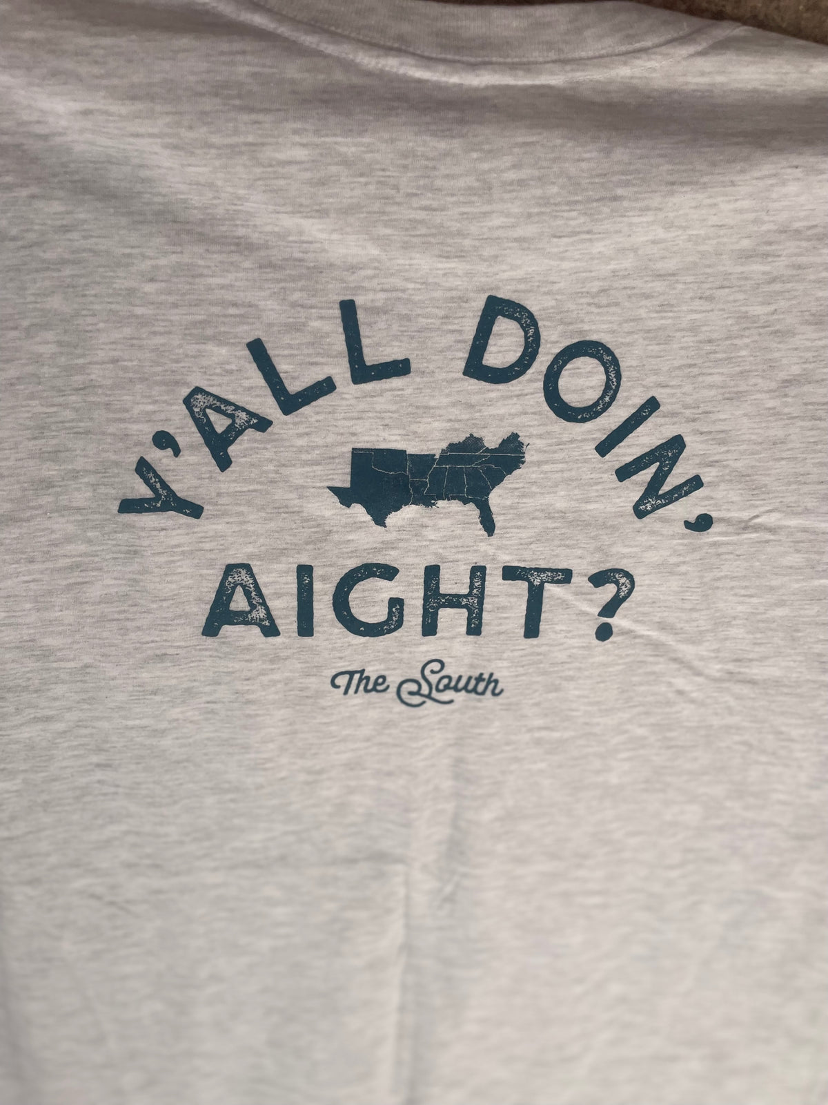 American Co. Y'all Doin' Aight? SS Tee • Light Gray