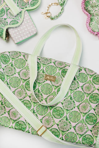 Duffle Tote • Tropical Tiles