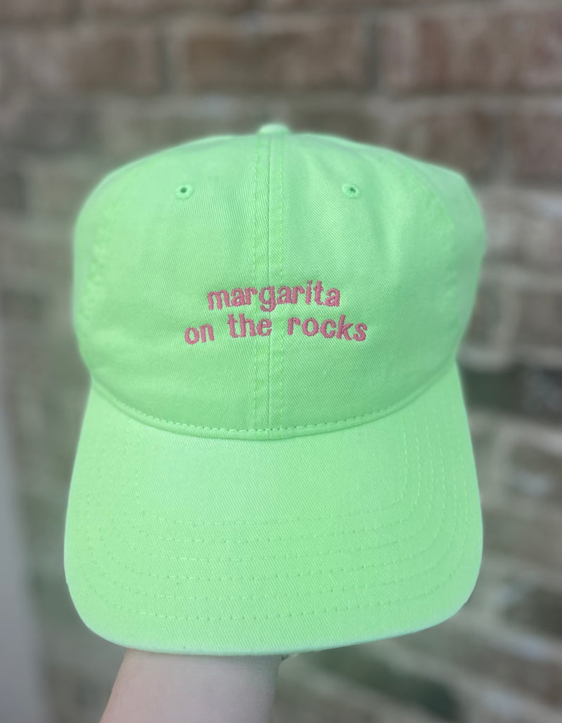 Margarita on the Rocks Ball Cap • Lime