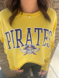 Pirates Cropped Tee • Yellow