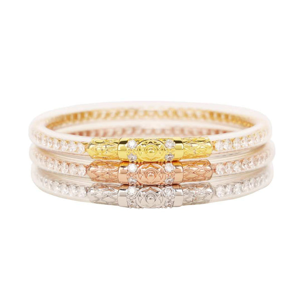 All Weather Bangles • Three Queens Crystal Clear