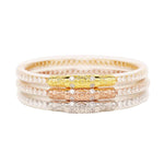 All Weather Bangles • Three Queens Crystal Clear