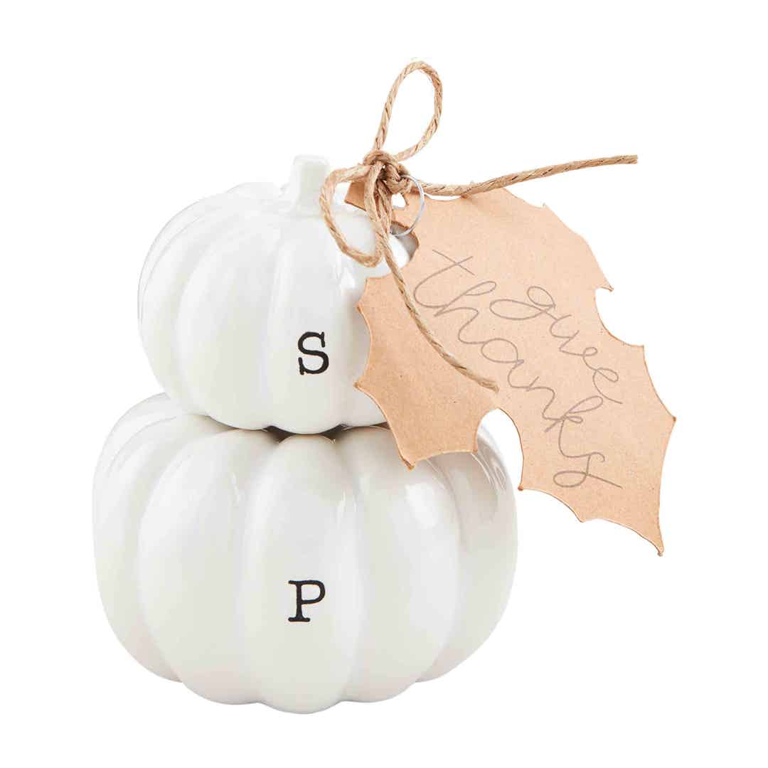 Magnetic Pumpkin Salt And Pepper Shakers