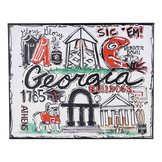 UGA Landmark Canvas Print