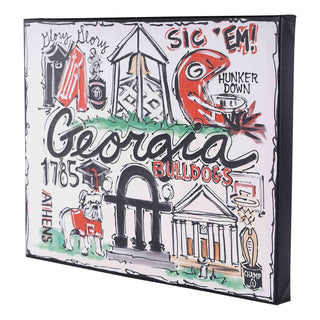 UGA Landmark Canvas Print