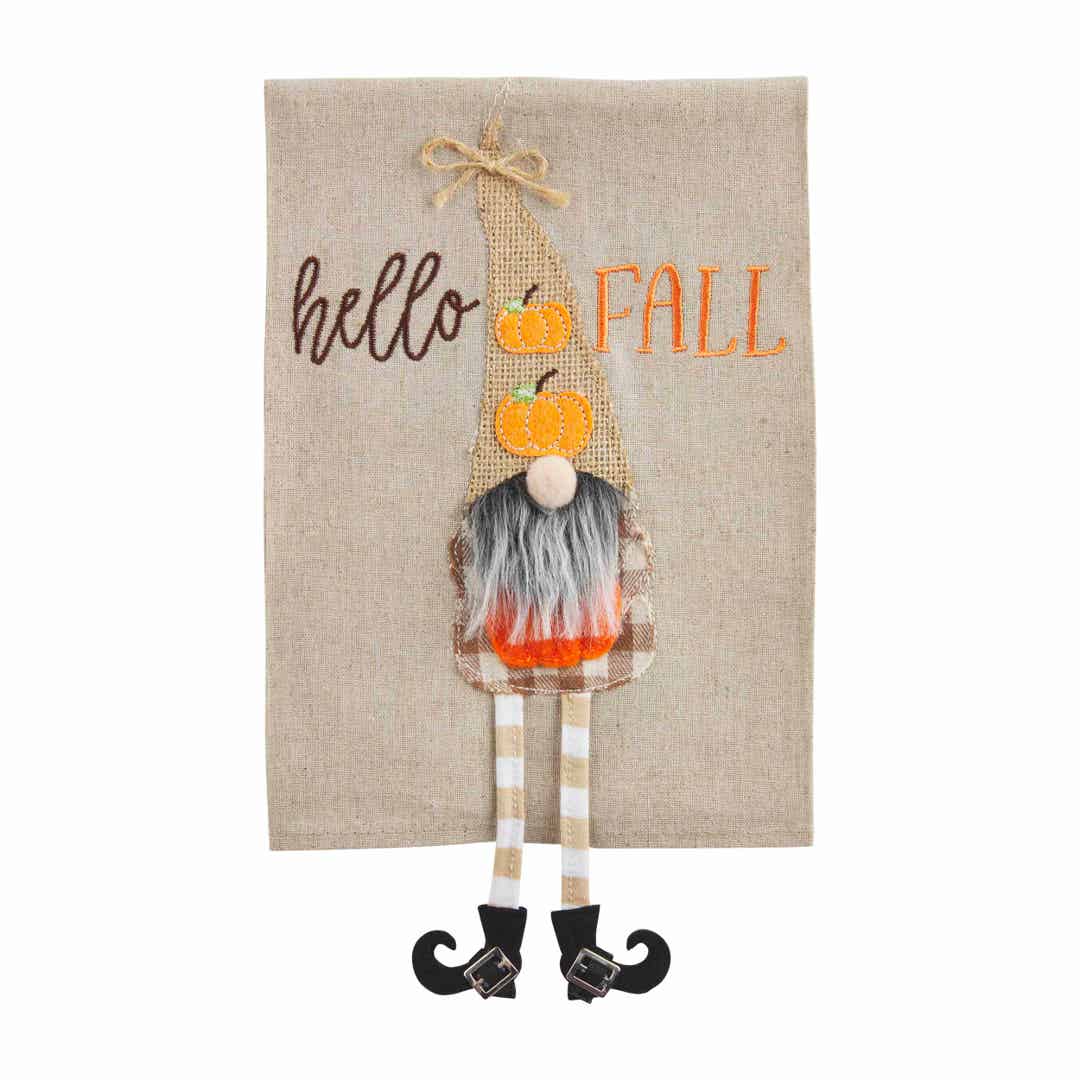 Gnome Thanksgiving Towel • Hello Fall