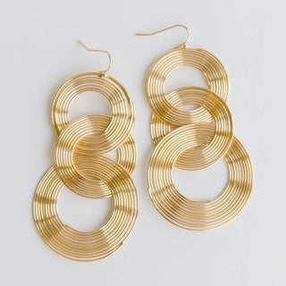 Jordan Earrings • Gold