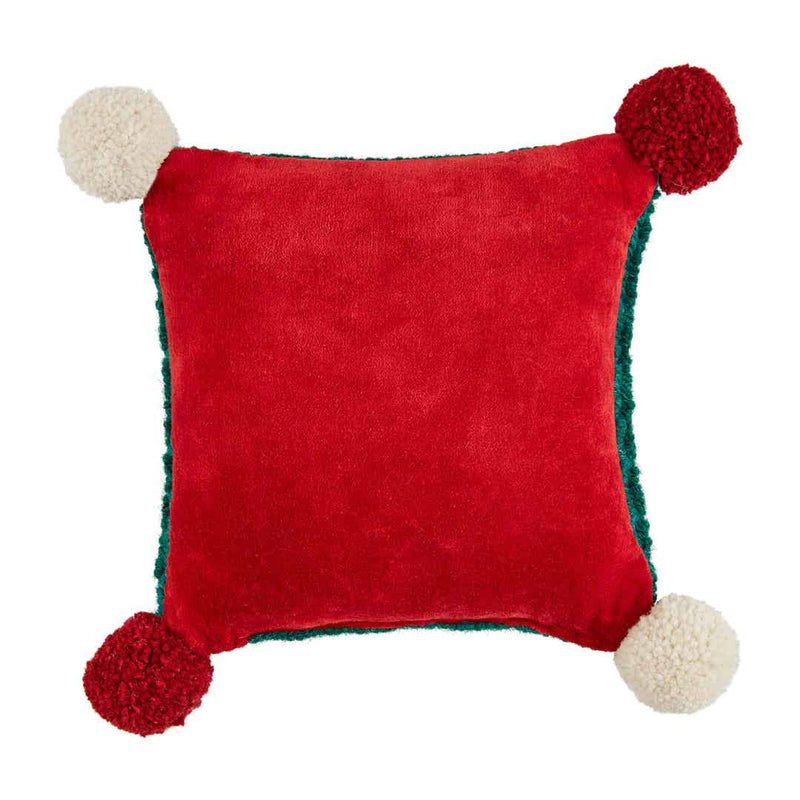 Mini Hooked Pillow • Santa