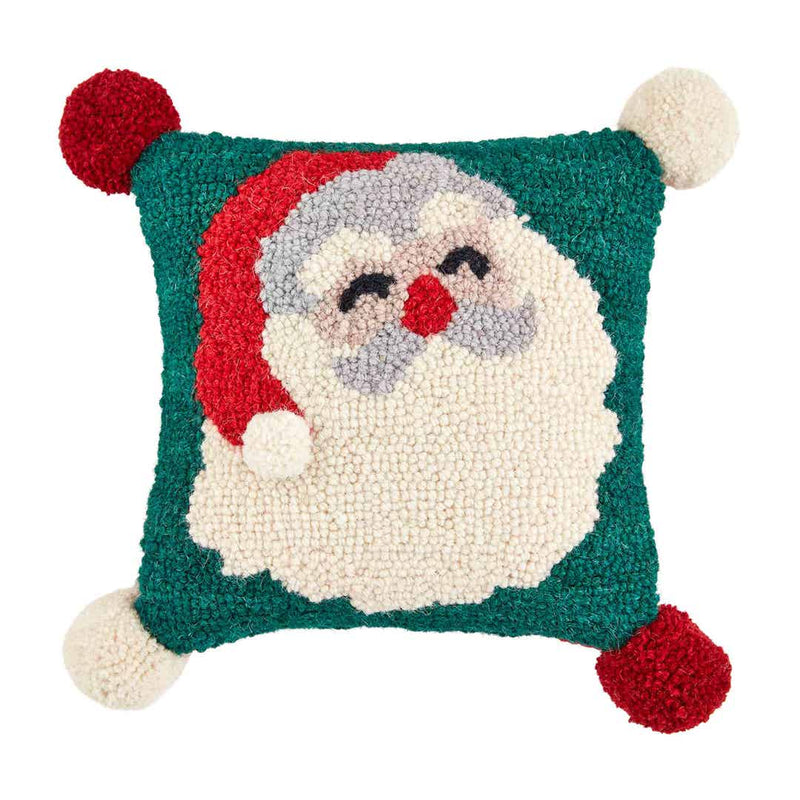 Mini Hooked Pillow • Santa