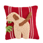Holiday Dog Pillow • Mistletoe