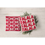 Tufted Christmas Pillow • Fa La La