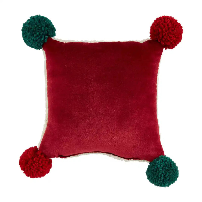 Mini Hook Pillow • Poinsettia