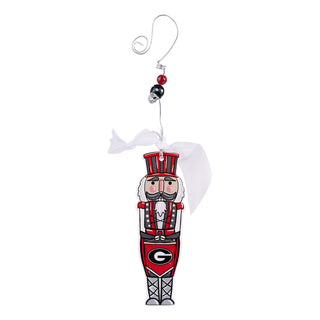 Georgia Nutcracker Flat Ornament