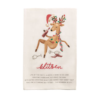 Reindeer Poem Hand Towels