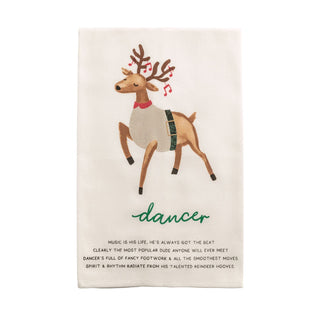 Reindeer Poem Hand Towels