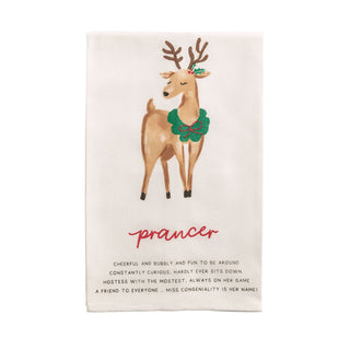 Reindeer Poem Hand Towels