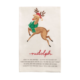 Reindeer Poem Hand Towels