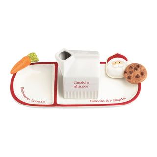 Santa Sweets & Reindeer Treats Plate Set