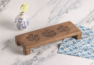 Floral Footed Board